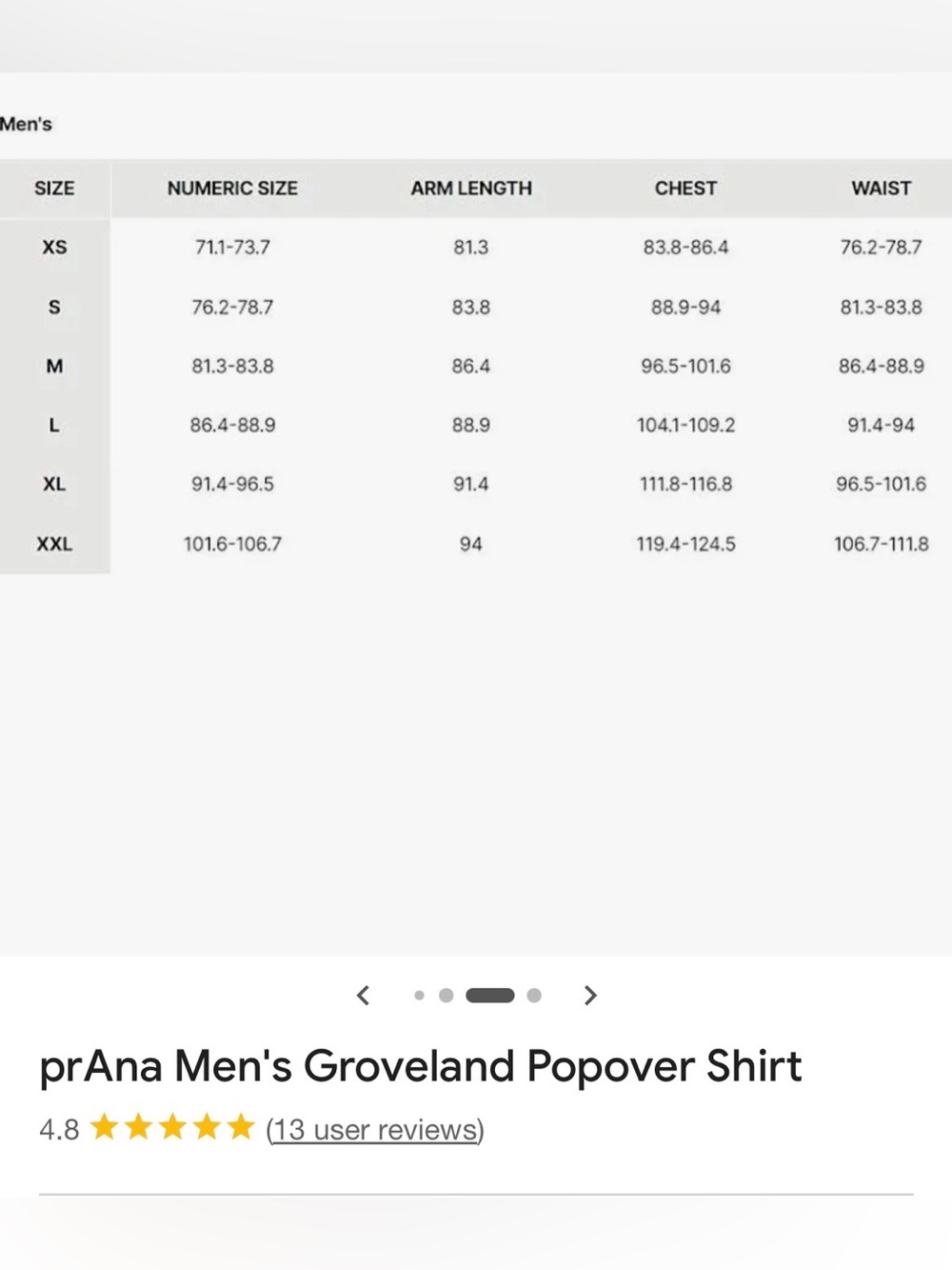 NWT Prana Men’s Groveland Popover Flint Short Sleeve Shirt- XL - Picture 6 of 11